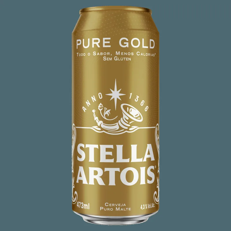 STELLA PURE GOLD LATÃO 473 ML