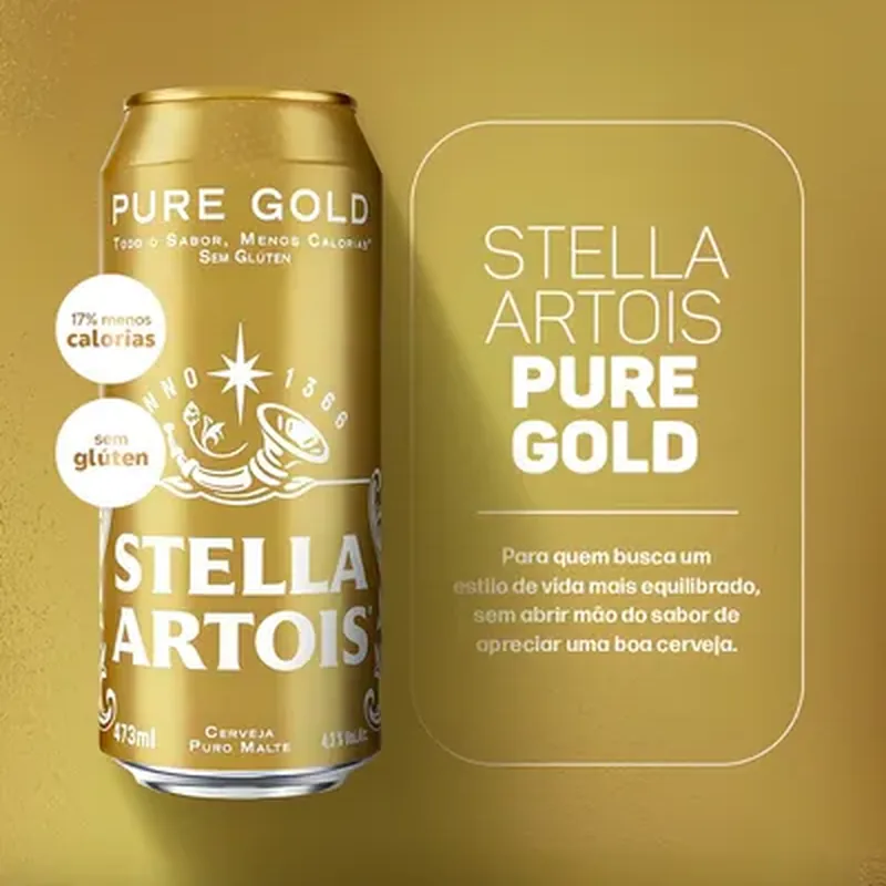 STELLA PURE GOLD LATA 350 ML