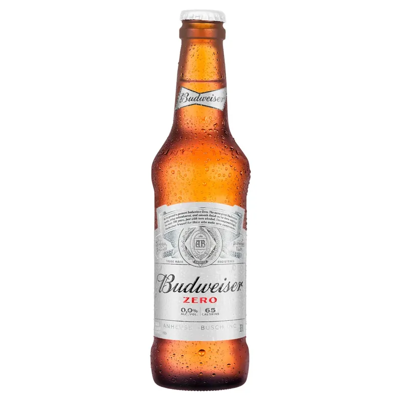 BUDWEISER ZERO LONG NECK 330 ML